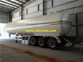 54m3 Tri-trục Propane Gas giao hàng Trailers