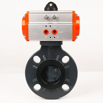 พีวีซีวาล์วผีเสื้อนิวเมติก