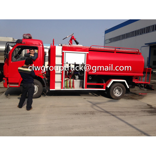 DONGFENG Duolika 5CBM água tanque caminhão de bombeiros