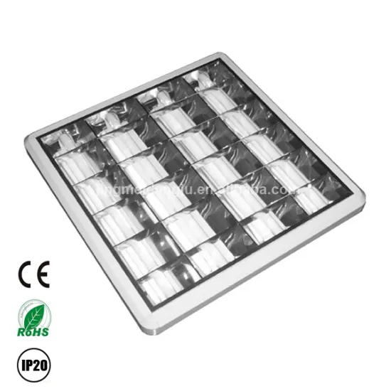 round corner 4x18w grille flourescent light lamp