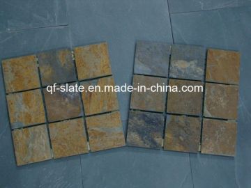 Competitive Rusty Slate Culture Stone for Tile Mosaic