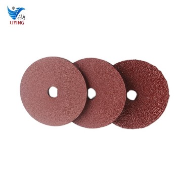 premium quality one hole coarse aluminium abrasive grinder fiber disc for marble wood