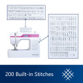 Home Computerized Sewing Machine 200 Built-in Stitches