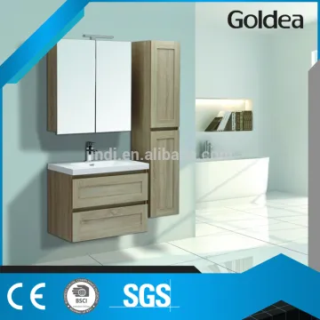 2015 new design bathroom vanity with two drawer