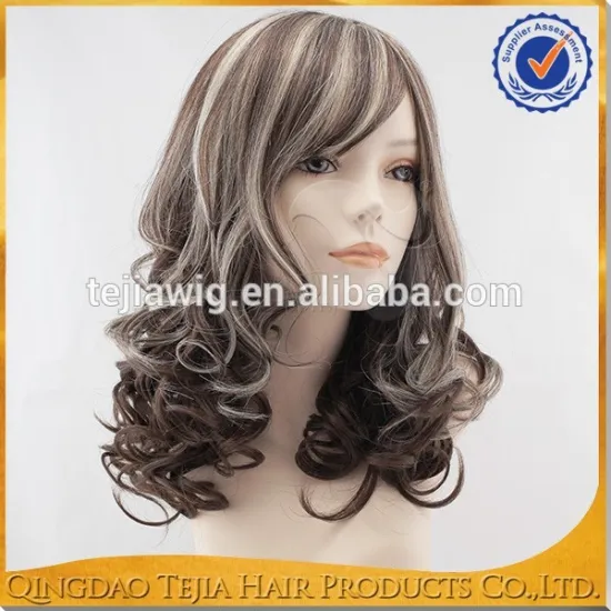 Best selling new products brown blonde highlights malaysian hair full lace wigs with baby hair
