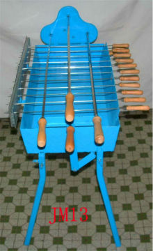 Steel indoor protable charcoal bbq grill