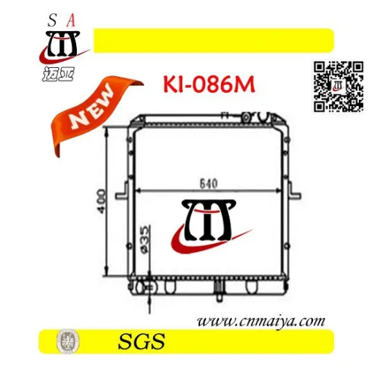 autoparts for nice car radiator