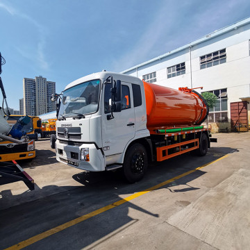 Dongfeng Tianjin 15 Cubic Meter Vacuum Sewage Suction Truck