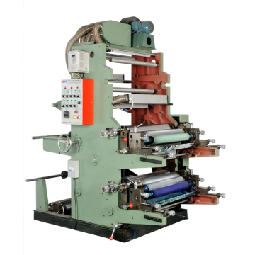 Pressa di stampa flessografica Dexinda a 2 colori e macchina