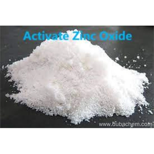 Grado de goma transparente de óxido de zinc óxido de zinc activado