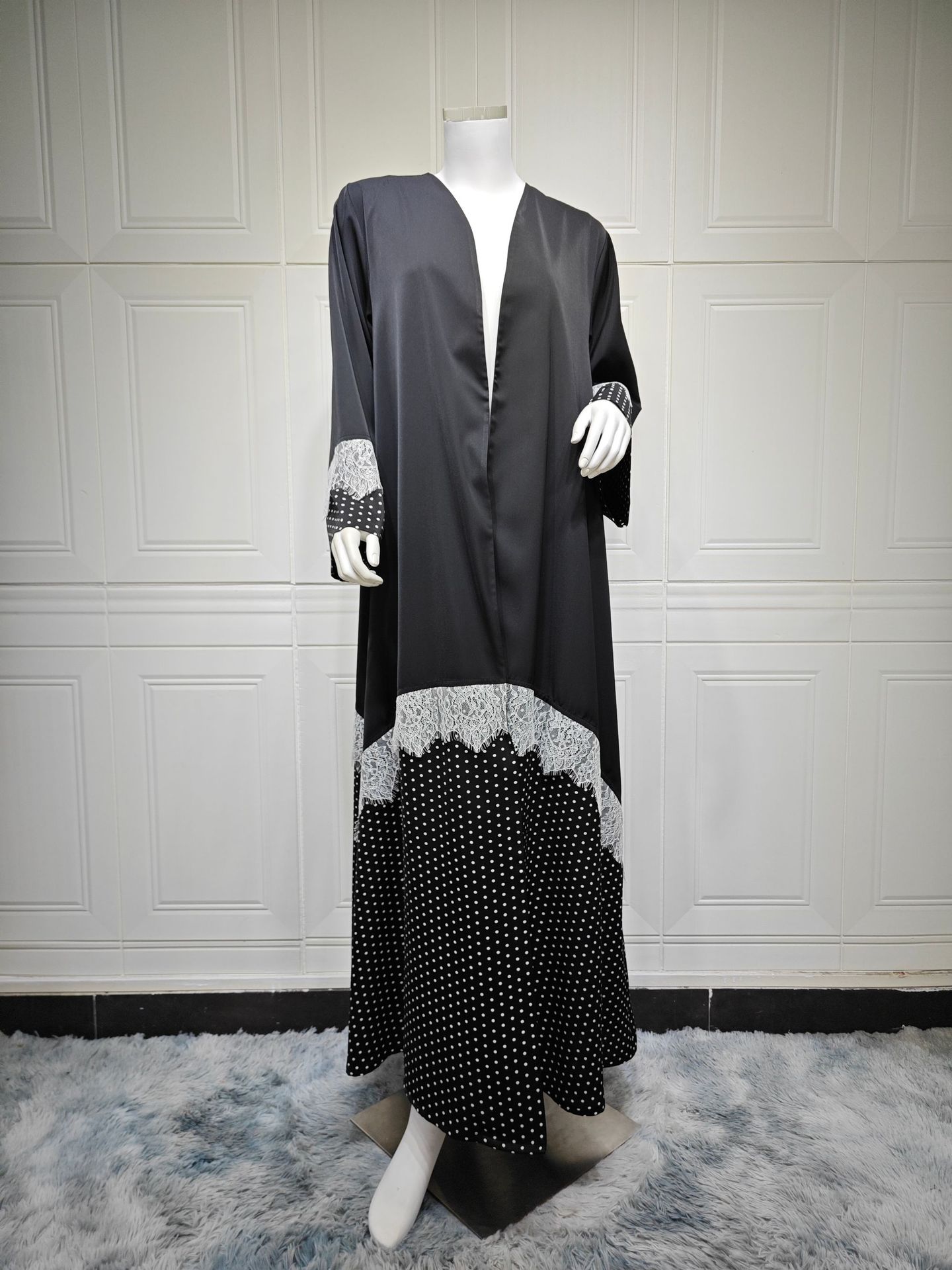Black Lace Abaya MQ301 (5)