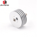 5 or 10PCS M6 Thread Throat Aluminum Alloy Plate Heat Sink Cooling Pipe Radiator Wheels for 3D Reprap Printer J-head DIY Hotend