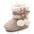 toddler kids soft warm bow boots