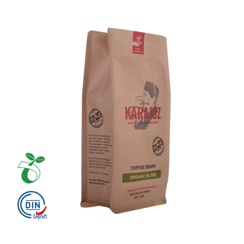 Sacs de café Green Imprimé 500g personnalisés Sacs