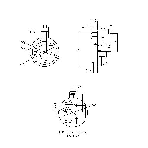 CR1620 Coin Cell Battery Holders with PC pins