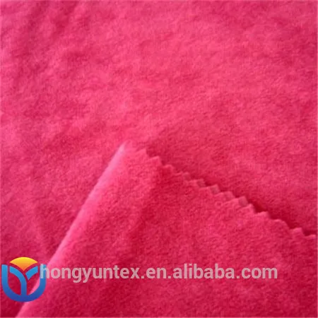 100% Polyester Warp Knitted Poly Soft Brushed Fabric Super-soft Bright Colors