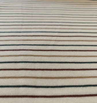 cotton single jersey stripe fabric