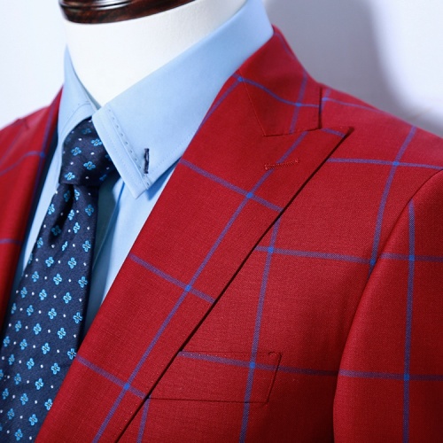 Embroidered Style Tailored One Button Suits