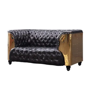 Second Hand Leather Chesterfield Sofa Sets - 3 Seater, 2 Seater, 1 Seater Loveseat Settee