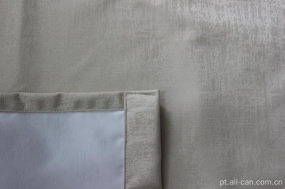 Tecido de cortina com revestimento jacquard