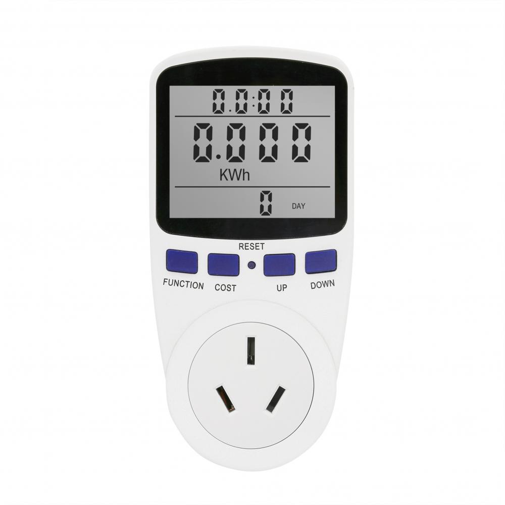 Backlight Power Meter Socket With Big Lcd