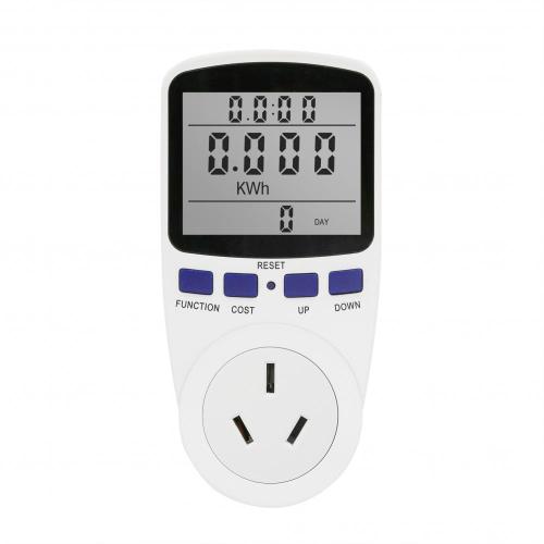 Backlight Power Meter Socket With Big Lcd