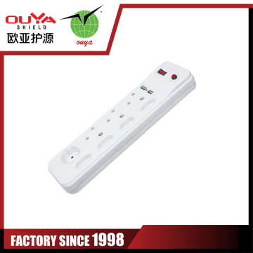 13A,250v High quality and waterproof two usb pin sockets