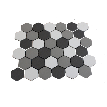 Irregular Brown Hexagon Porcelain Tiles