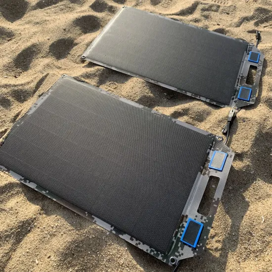 28W Portable Semi-Flexible Solar Cell with Barrel Plug