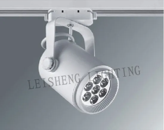 500k, 5500k, 6000k Dimming Aluminum 5w / 7w Bk Led Track Light For Shopping Malls