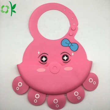 Cute Octopus Shape Silicone Baby Bibs