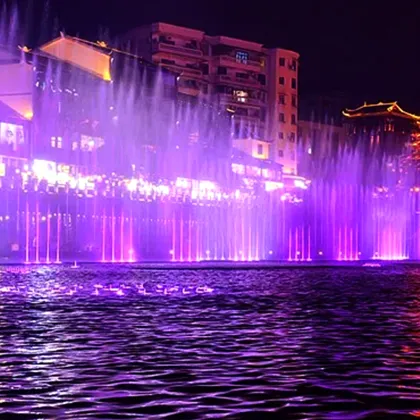 Floating Music Fountain for Ponds & Lakes