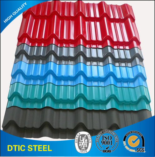 Galvanized Color Coated Corrugated Steel Roofing Sheets