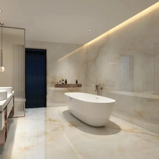 Engineered Large Format Matte Finish 12mm Sintered Stone Slabs