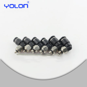 Stainless Steel Mini Industrial Pneumatic Push-in Fitting MPL4-M5C PL6-M5C for 8mm Brass Copper Air