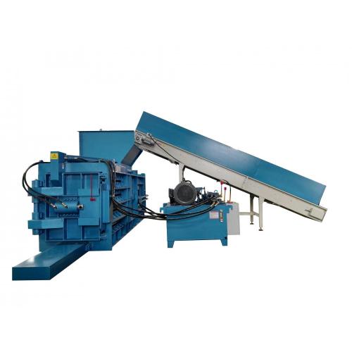 Semi automatic horizontal hydraulic baler machine