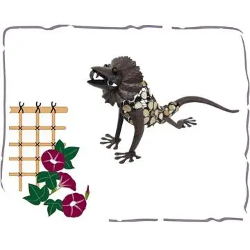 Artificial lizard metal craft