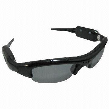 Sunglasses Hidden Recorder Camera with 1,280 x 1,024 Pixels Resolution, Supports Up to 8GB Memory