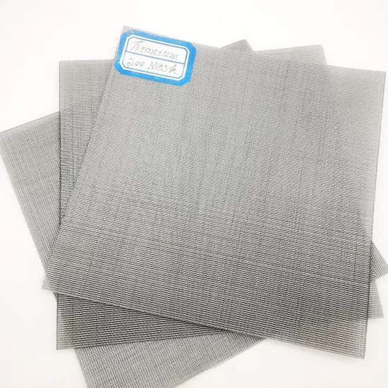 Titanium Wire Mesh 10-200 Mesh for Filters
