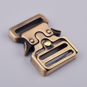 25mm Heavy Duty 300KG Steel Blue Bronze Wire Spray Oil Pull Clasp Belt Buckle Cobra Buckle