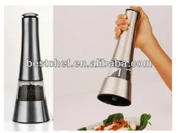 stainless steel Conical Electric pepper mill