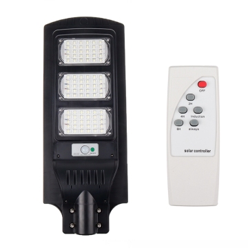 30W-90W LED Solar Street Light with PIR Motion Sensor for Outdoor Gardens and Plazas