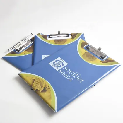 Foldable Presentation Basketball Clipboard - PVC Double Sided Clipboard with Cover