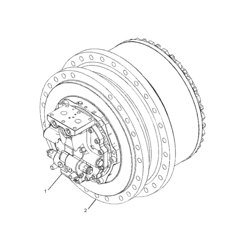 EXPAVATOR 385C फाइनल ड्राइव 199-4661 199-4652 199-4691