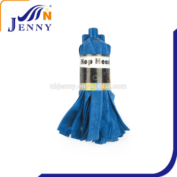 Custom refill microfiber strip cut floor cleaning mop head with Italian thread