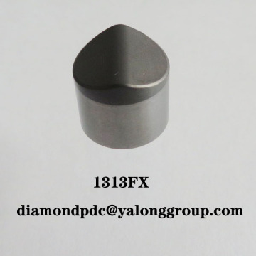 Ridged diamond cutter for oil