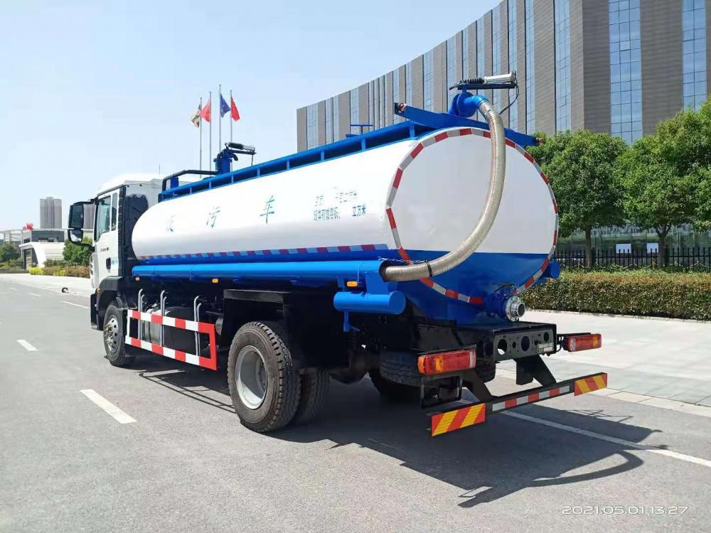 2023 علامة تجارية جديدة لشفط زيت ديزل الشاحنة المجاري المستخدمة لعمليات شفط الصرف الصحي السائل