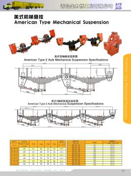 2 Axle American Type Mechanical Suspension