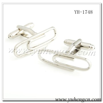 YH-1748 Novelty Paper Clip Cufflinks Wholesale