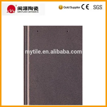 Building material ceramic tile Glazed clay flat roofing tile best selling products roof tile